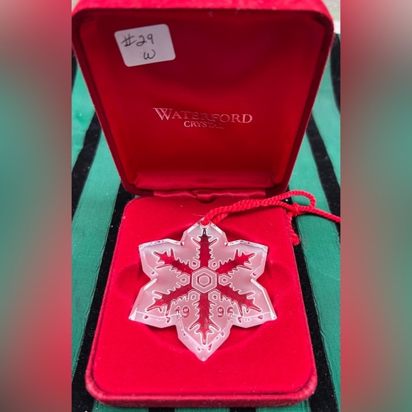 Waterford Crystal Other - WATERFORD Crystal Holiday Ornament - The Snow Crystal Collection